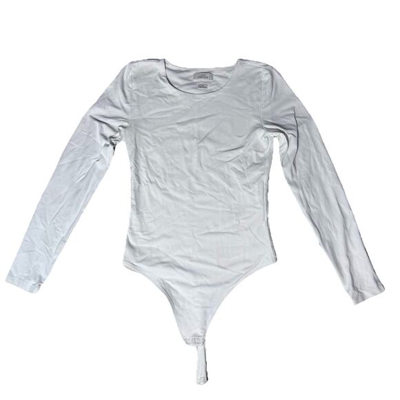 Aritzia Babaton Contour White Bodysuit M Compression EUC - Picture 1 of 2